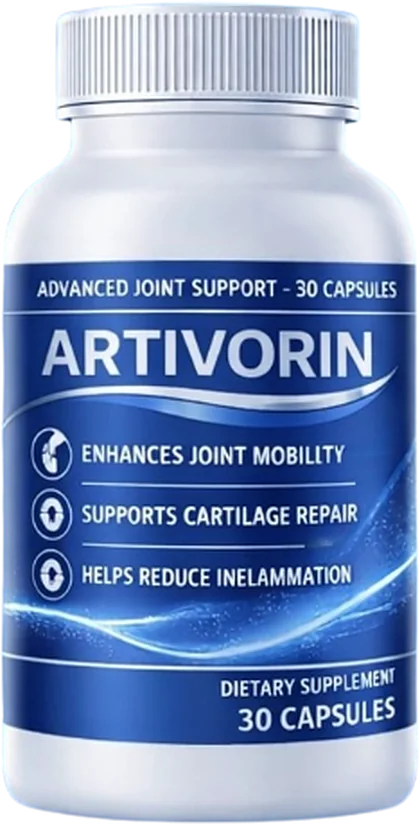 Artivorin Advanced Joint Support, a bottle of 30 capsules